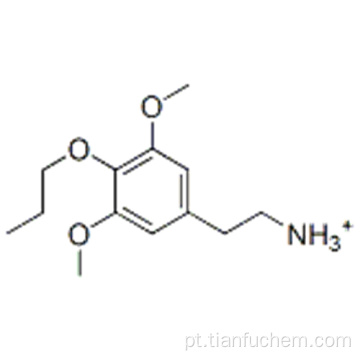 Benzenetanamina, 3,5-dimetoxi-4-propoxi- CAS 39201-78-0